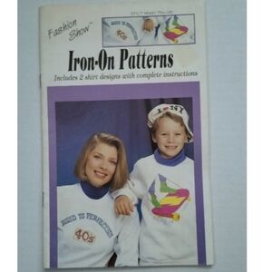Vtg Iron on patterns Skateboard clothes design